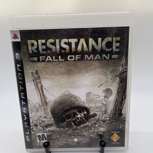 Resistance: Fall of Man Sony PlayStation 3 PS3 Game Complete With Manual Tested